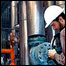 Operator in an gas plant