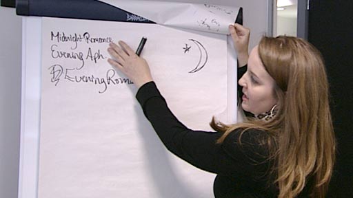Kim brainstorms