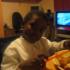 Lucky nephew tucks in