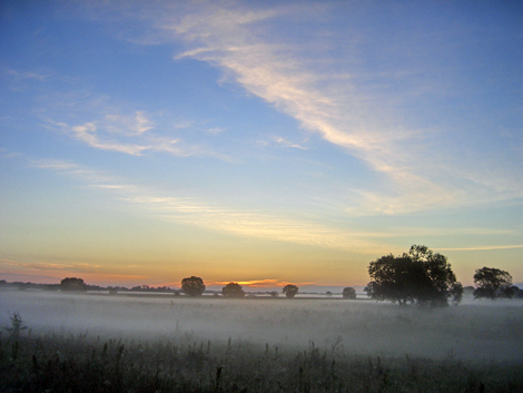 sunrise in Ukraine