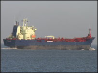 Kihuland sailing from the River Medway