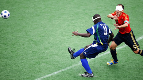 Fútbol para invidentes
