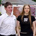 Bobbie with her younger brother, Sam
