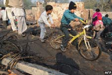 Delhi slum