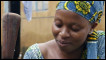 Ivorian woman in Korhogo pounding with pestle