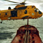 Help arrives to airlift them from the doomed ship