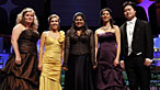 The five competitors in concert two
