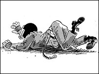 Belly crawl