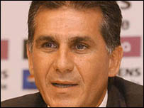 Carlos Queiroz, técnico do Real Madrid