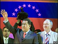 Ông Chavez và Thị trưởng Luân Đôn Ken Livingston