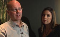 David Moore and Sarah Willingham