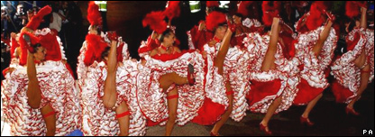 Can Can dancers