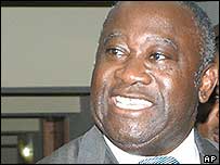 Presidente Gbagbo da Costa do Marfim
