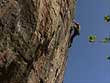 Cliff climbing 