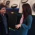 Artist Madhu Mangal Basu shows Mohini his work