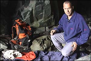 Matthew in the cave