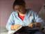 Girl doing homework