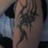 Crazy tribal tattoo