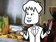 Tim in the kitchen