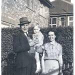 George with son Michael and wife Kathleen Barkes George with son Michael and wife Kathleen Barkes