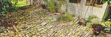 Solar Pavilion, cobbles