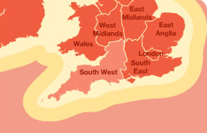 South West region