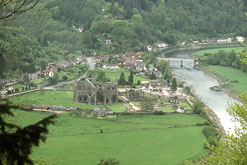 Tintern Abbey from Devil's Pulpit