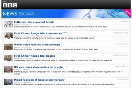Grab of Radar