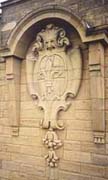 Detail on wall.