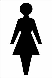 Toilet sign