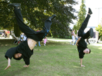 Breakdancing moves