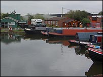 The marina
