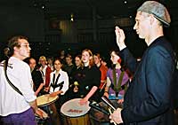 Samba drummers