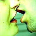 A kissing couple