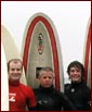 Some of the competitors gather for a comp photo