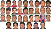 Mineros chilenos atrapados