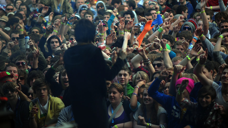 Crystal Castles live at RockNess. Photo by Muslim Alim.