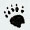 Badger footprint