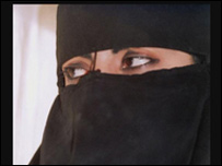 Muslimka v šátku