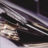 Image: A wallet