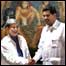 Celso Amorim e o chanceler venezuelano Nicolas Maduro