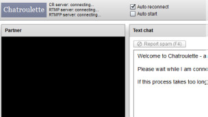Imagen tomada del sitio Chatroulette