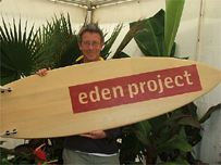 Chris Hines and the eco surfboard