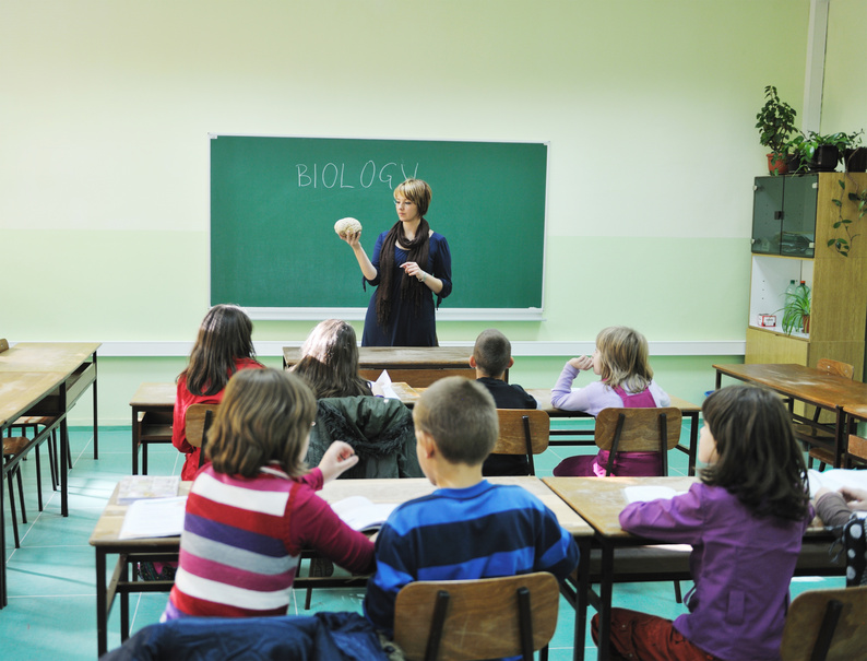 Learning biology at school @ .shock - fotolia
