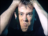 An angry man