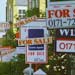 Estate agency signs