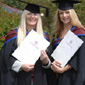 Mairé and her daughter Mary at their graduation