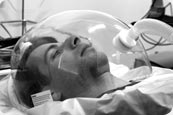 Mark undergoing a test