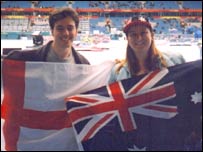 Paul and Renae in Manchester for the Games