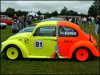 A zipped up Beetle